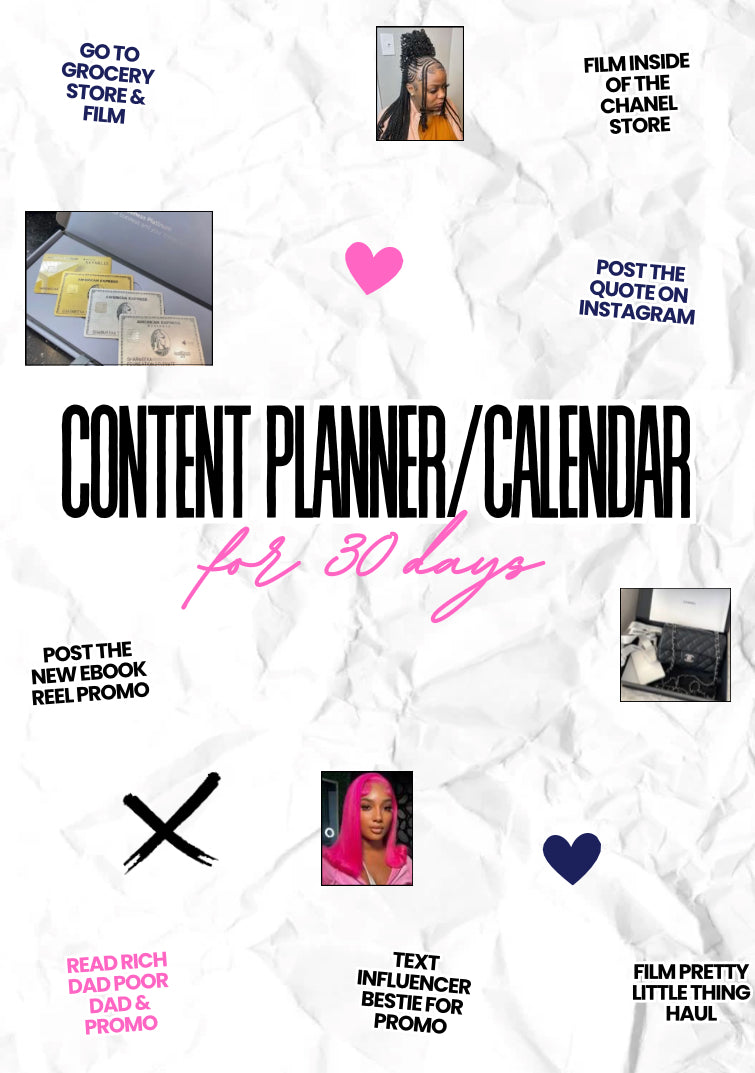 CONTENT PLANNER/CALENDER